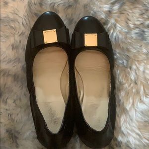 Cole Haan leather bow flats